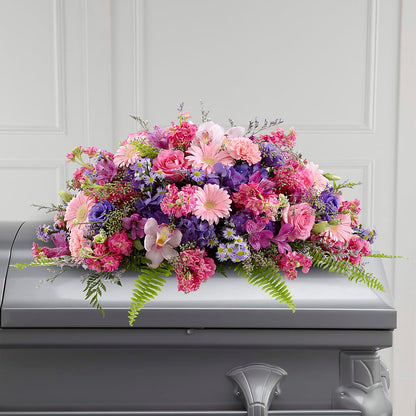 Glorious Garden Casket Spray –  La Veranera Flower Shop, Nashville TN