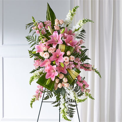 Elegant Embrace Standing Spray –  La Veranera Flower Shop, Nashville TN
