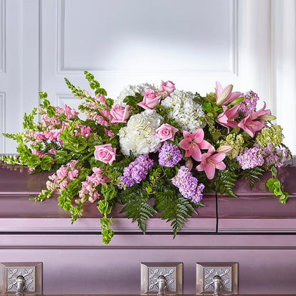Life's Gratitude Casket Spray –  La Veranera Flower Shop, Nashville TN