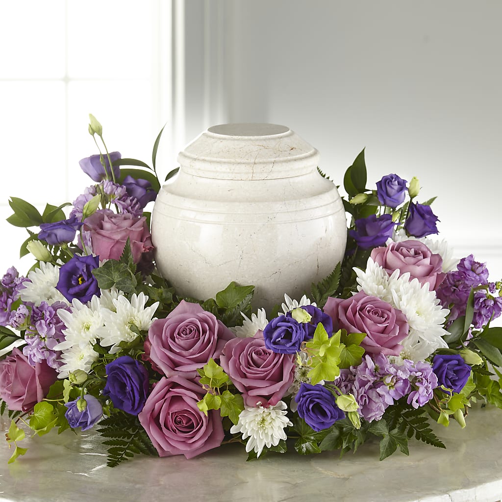 Blooming Sympathy Cremation Adornment –  La Veranera Flower Shop, Nashville TN