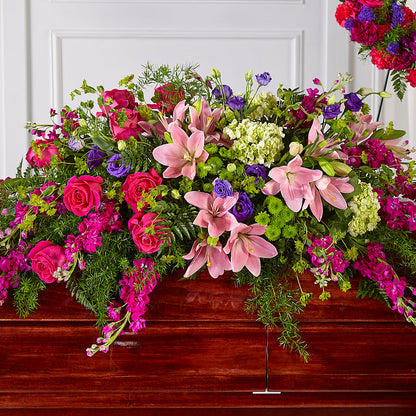 Radiant Tribute Casket Spray –  La Veranera Flower Shop, Nashville TN
