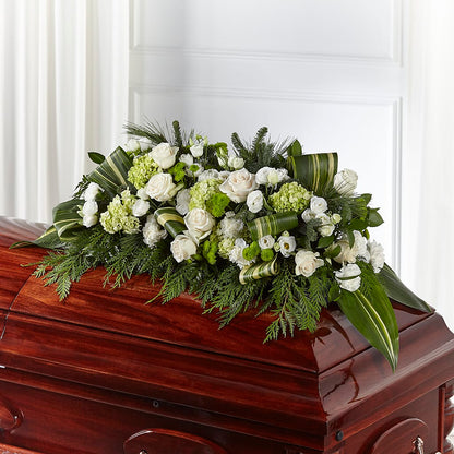 Hopeful Gesture Casket Spray –  La Veranera Flower Shop, Nashville TN