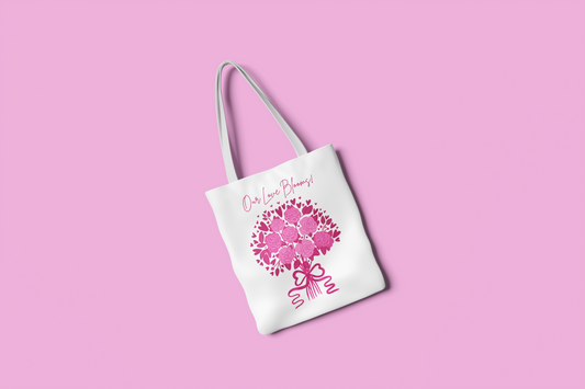 Our Love Blooms Tote Bag
