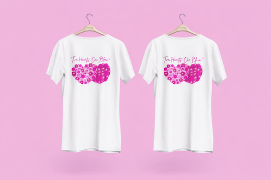 Two Hearts, One Bloom T-shirt