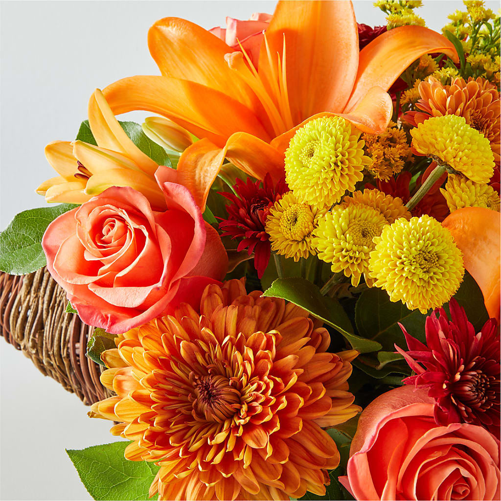 Bouquet of Blessings Cornucopia –  La Veranera Flower Shop, Nashville TN