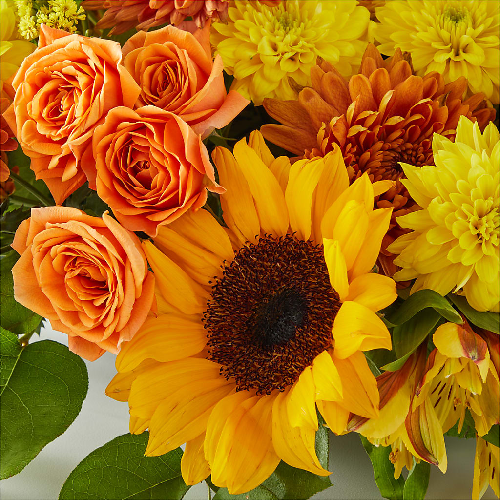 Autumn Harmony Centerpiece –  La Veranera Flower Shop, Nashville TN