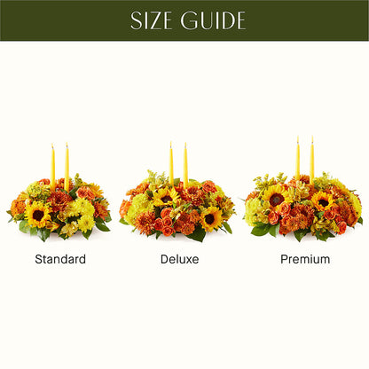 Autumn Harmony Centerpiece –  La Veranera Flower Shop, Nashville TN