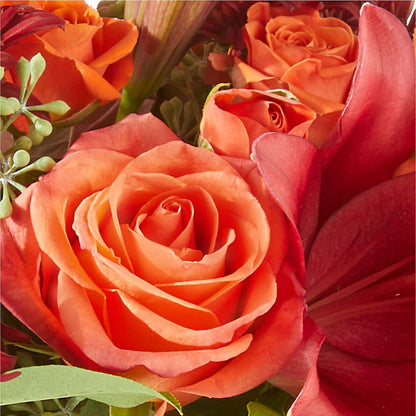 Crimson Leaves Bouquet –  La Veranera Flower Shop, Nashville TN