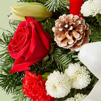Seasonal Festivities Centerpiece –  La Veranera Flower Shop, Nashville TN