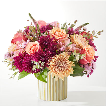 Berry Cobbler Bouquet with Ivory Vase –  La Veranera Flower Shop, Nashville TN