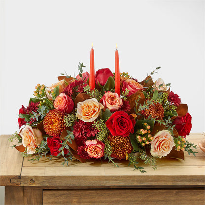 Gather Near Centerpiece –  La Veranera Flower Shop, Nashville TN
