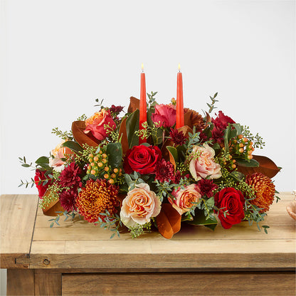 Gather Near Centerpiece –  La Veranera Flower Shop, Nashville TN